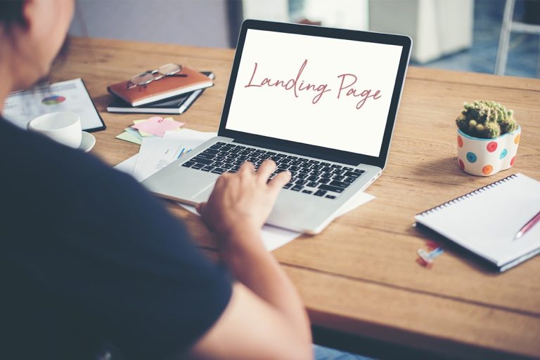 landing page